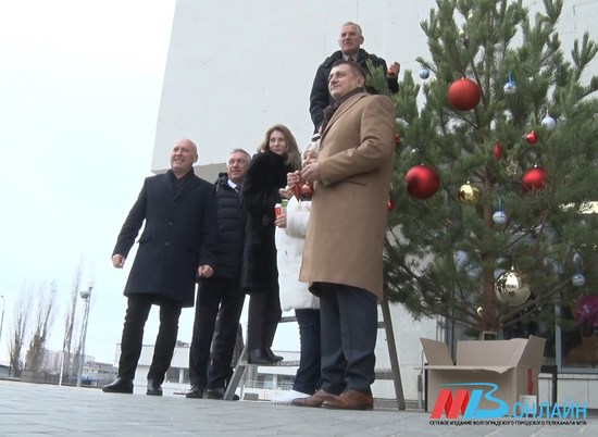Депутаты Волгоградской городской Думы нарядили елку для детворы