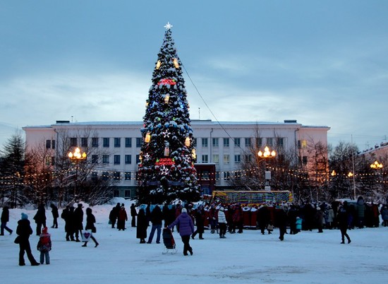 Новый год пришел в Магадан и восточную часть Республики Саха-Якутия!