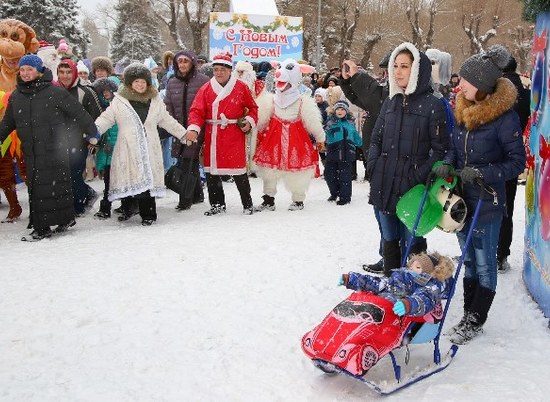 В Комсомольском саду Волгограда работает Резиденция Деда Мороза