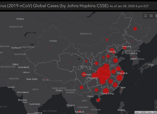 Волгоградцы могут отследить китайский коронавирус через онлайн-карту