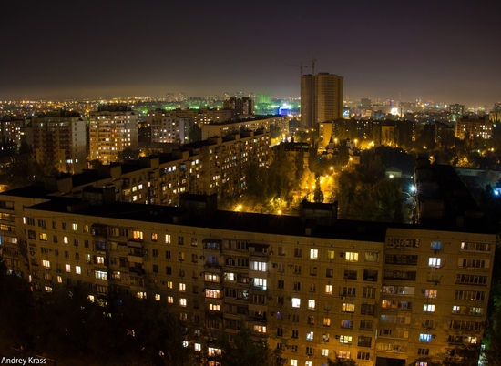 Фотограф запечатлел прекрасный ночной Волгоград