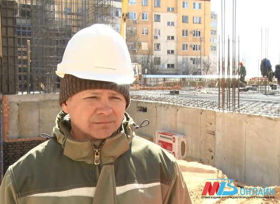 Новый детский сад на севере Волгограда вырос до уровня 2-го этажа