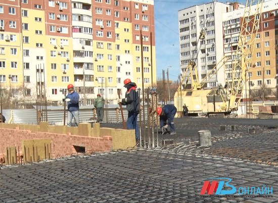Продолжается строительство детского сада на 140 мест на юге Волгограда