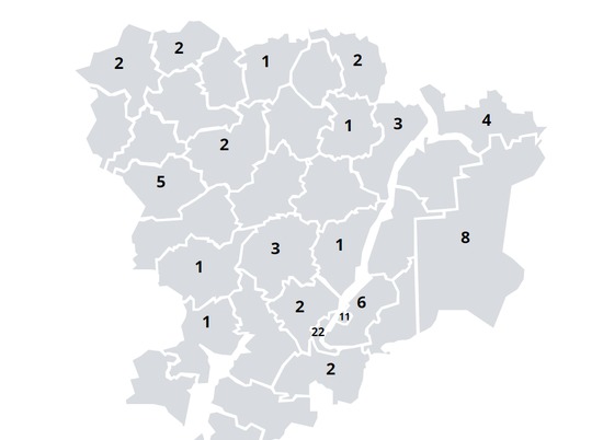 Стала известна карта заражения коронавирусом по районам Волгоградской области