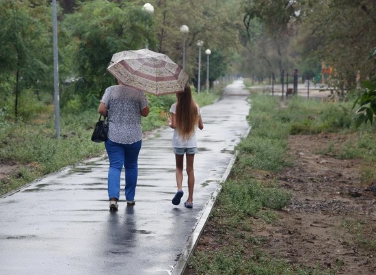 В Волгограде снова пасмурно и дождливо