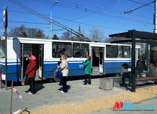 В Волгограде на время приостановят движение троллейбусов №8