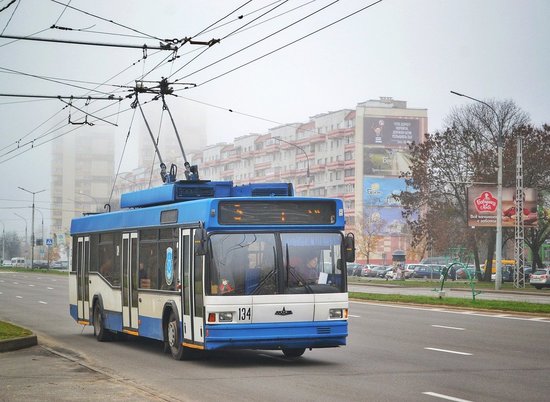 На остановке в Волгограде загорелся троллейбус