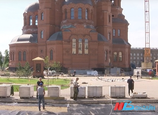 У строящегося собора Александра Невского в Волгограде появится трехъярусный амфитеатр