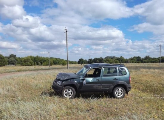 В Волгоградской области подросток без прав опрокинул «Chevrolet Niva»