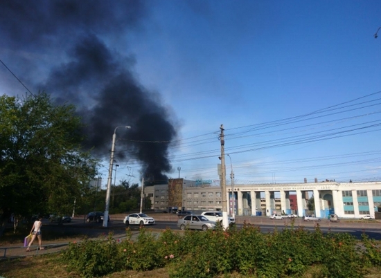 На тракторном заводе в Волгограде произошёл пожар