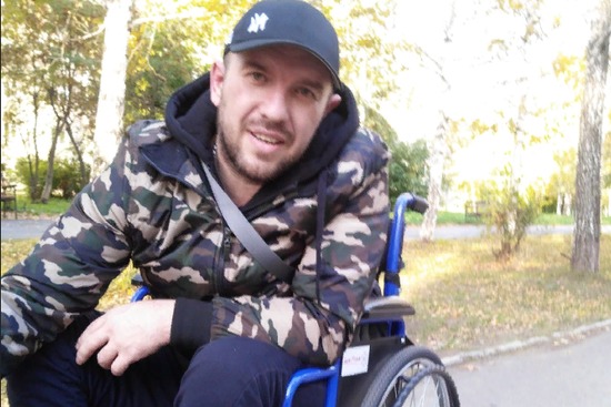 40-летний житель Нижнего Тагила едет в Волгоград на инвалидной коляске