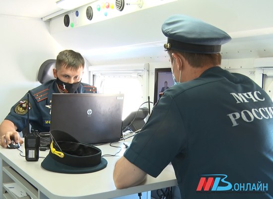 Под Волгоградом впервые применили беспилотник на учениях спасателей