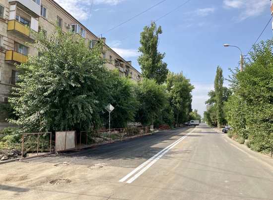 На улице Козловской в Волгограде полностью возобновлено движение транспорта