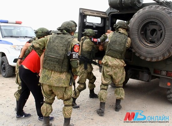 Военная полиция провела учения на полигоне в Волгоградской области