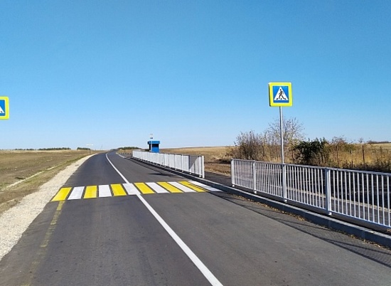 В Волгоградской области построена новая дорога
