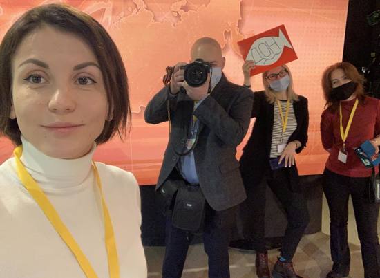 Журналистка из Волгограда показала подготовку к пресс-конференции Путина
