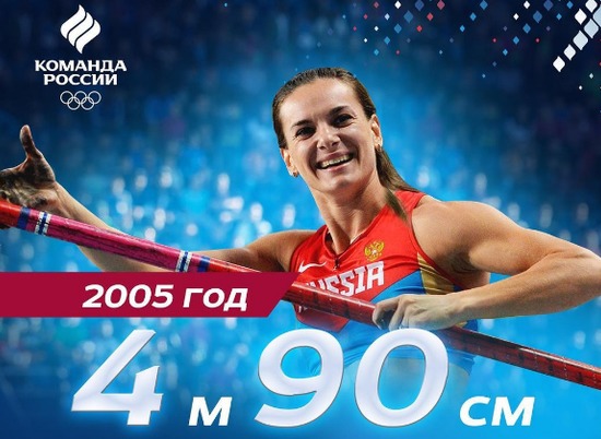 16 лет назад Елена Исинбаева установила мировой рекорд