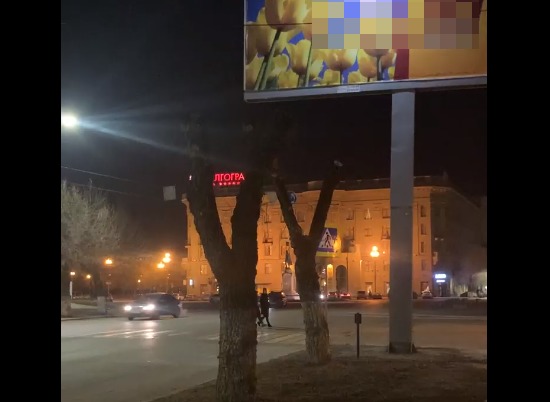 В центре Волгограда у каланчи ночью рабочие без разрешения опилили вязы