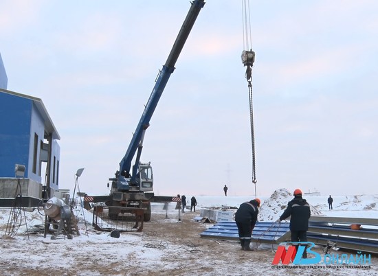 На Голодном покрывают огнестойким составом комплекс очистки стоков