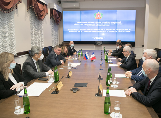 Андрей Бочаров провел рабочую встречу с президентом Франко-российской ТПП