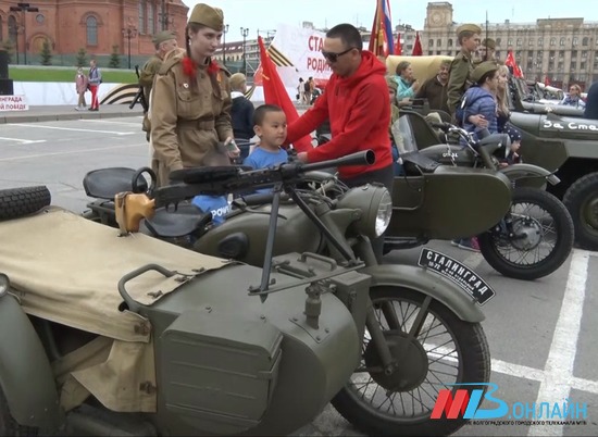 Участники пробега «Слава русскому солдату!» проехали по Волгограду