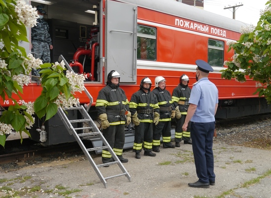 Обновлён состав пожарного поезда на станции Татьянка в Волгоградской области