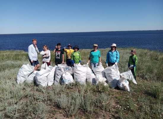 С берегов рек в Волгоградской области вывезли 190 кубометров мусора