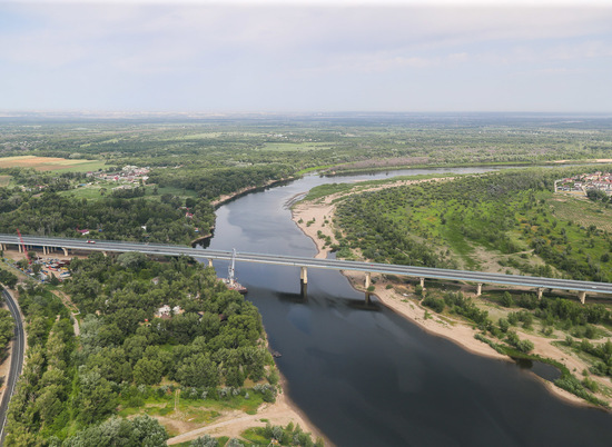Третью очередь моста через Волгу начали строить в Волгоградской области