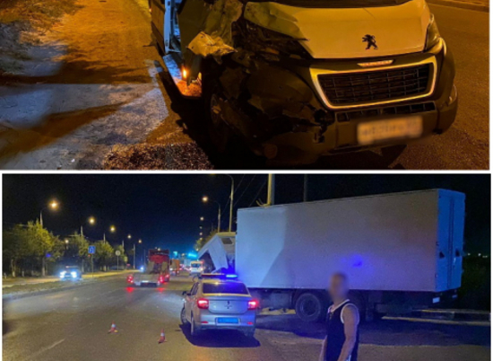 Три пассажира Peugeot пострадали в ДТП с КамАЗом в Волгограде