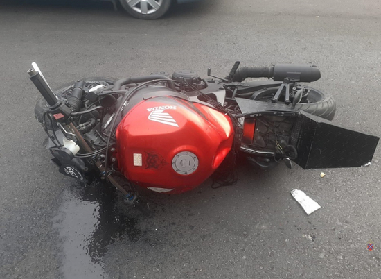 Пьяный мотоциклист врезался в автобус под Волгоградом