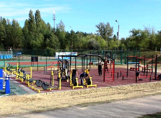 В Волгоградской области построили еще 2 спортивные площадки