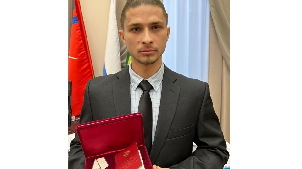 Жителя Волгоградской области наградили медалью «За спасение погибавших»
