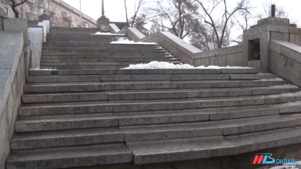 В Волгограде восстановят знаменитую гранитную лестницу