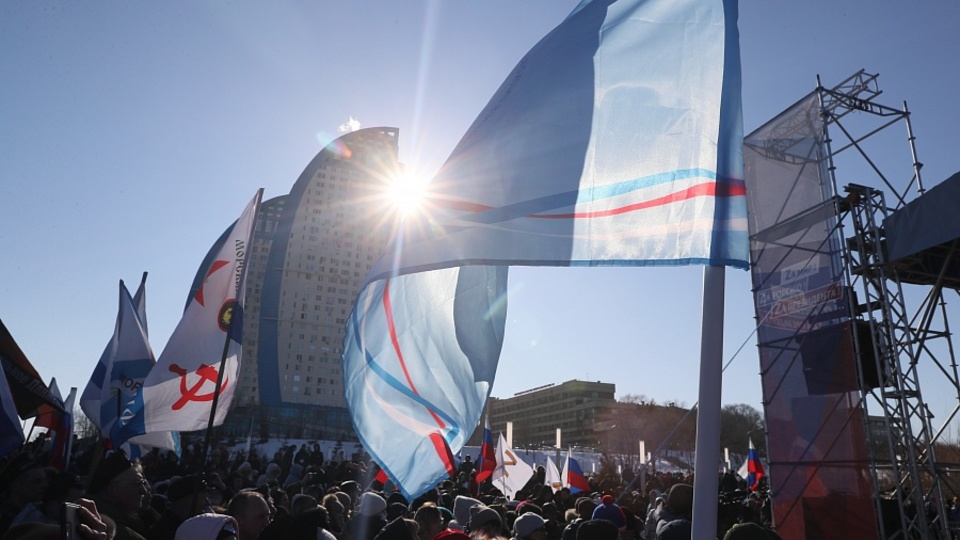 В Волгограде состоялся митинг-концерт в честь воссоединения Крыма с Россией