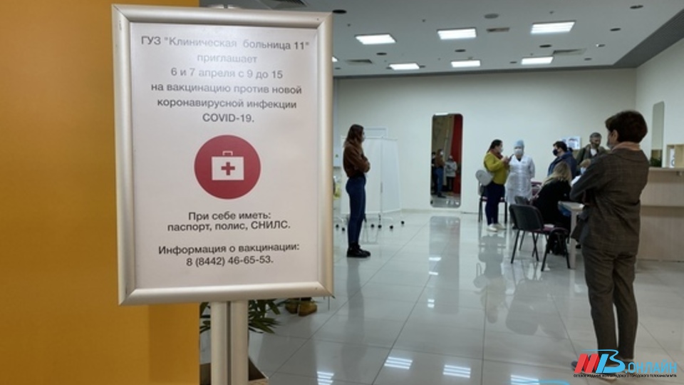 В Волгограде закрыли пункты вакцинации в торговых центрах
