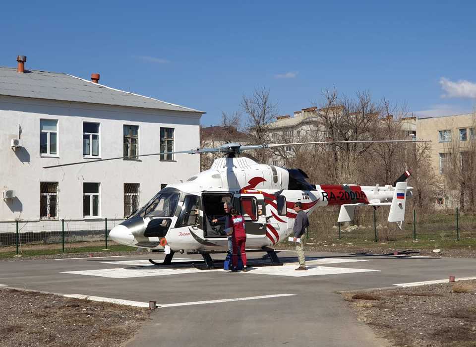 С начала года санитарная авиация спасла 50 жителей Волгоградской области