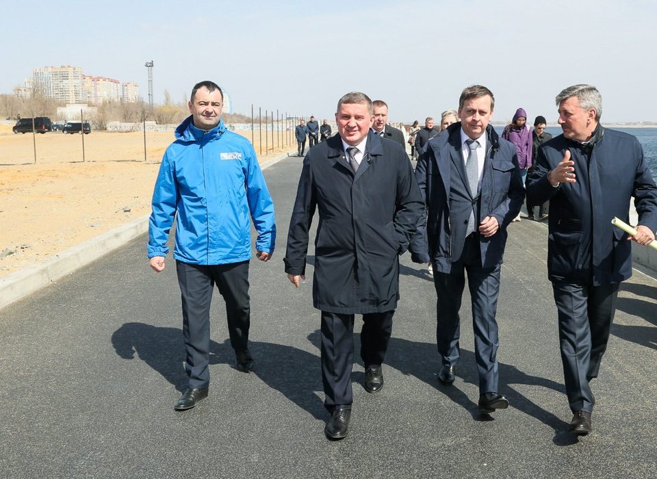 В Волгограде завершено строительство нового объекта берегоукрепления