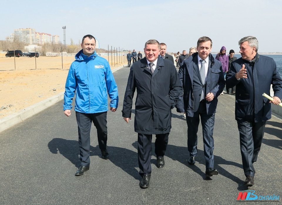 Строительство нового объекта берегоукрепления в Волгограде завершено