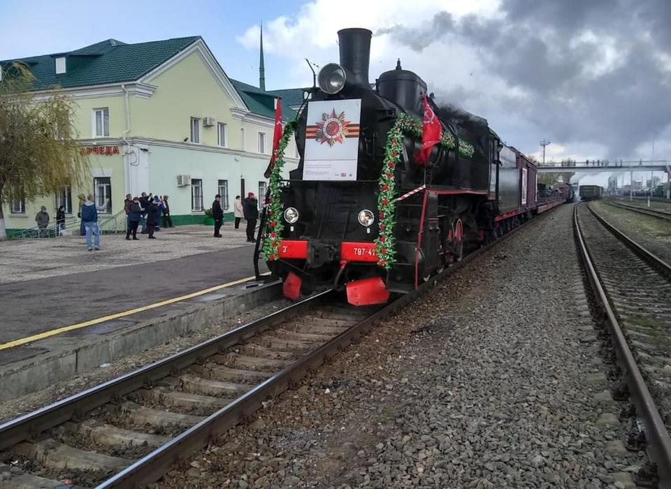 Ретропоезд «Воинский эшелон» посетит 25 железнодорожных станций Приволжской магистрали