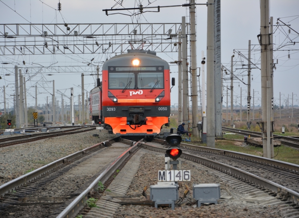 Пригородные поезда в Волгоградской области будут курсировать по расписанию выходного дня в период майских праздников
