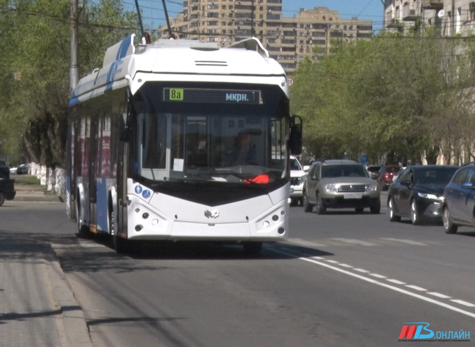 В Волгограде начал работу новый троллейбусный маршрут №8а