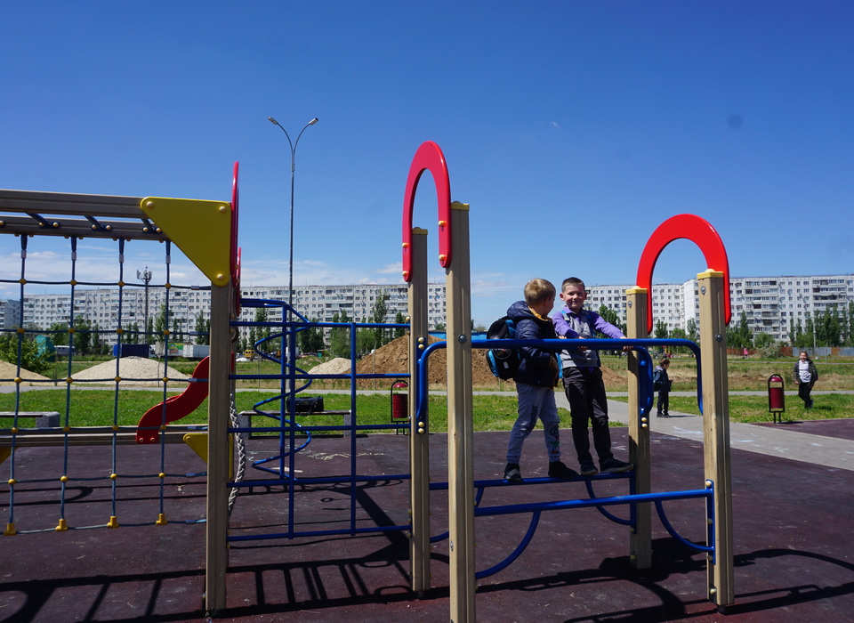 В строящемся парке в Волжском появятся фонтан и зона барбекю