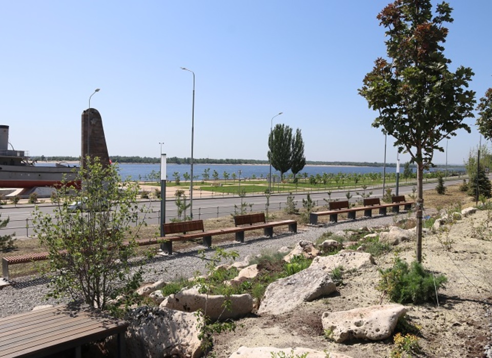 В Волгограде завершается создание новой парковой зоны в пойме Царицы