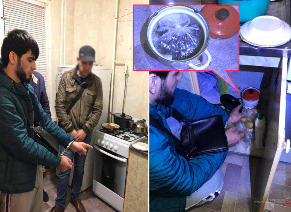 В Волгограде мигрант фасовал героин на съёмной квартире