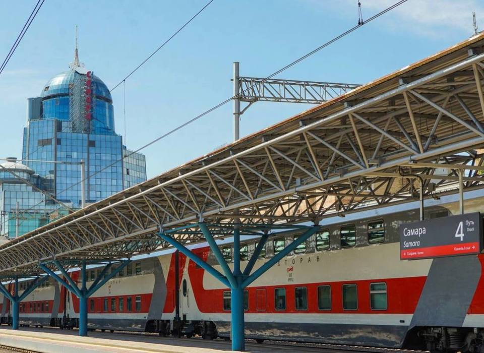 Первый двухэтажный поезд Самара – Имеретинский курорт начнёт курсировать через Саратовскую и Волгоградскую области с 18 июня