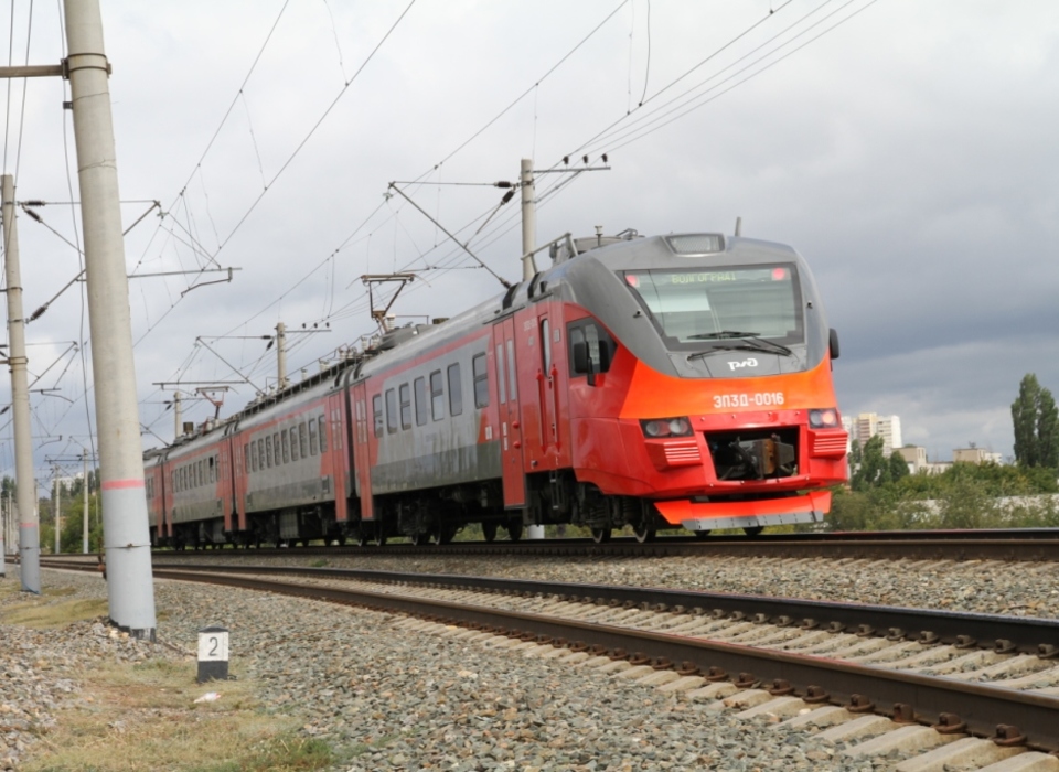 С 25 июля пригородные поезда на трёх маршрутах в Волгоградской области ускорятся почти на полчаса