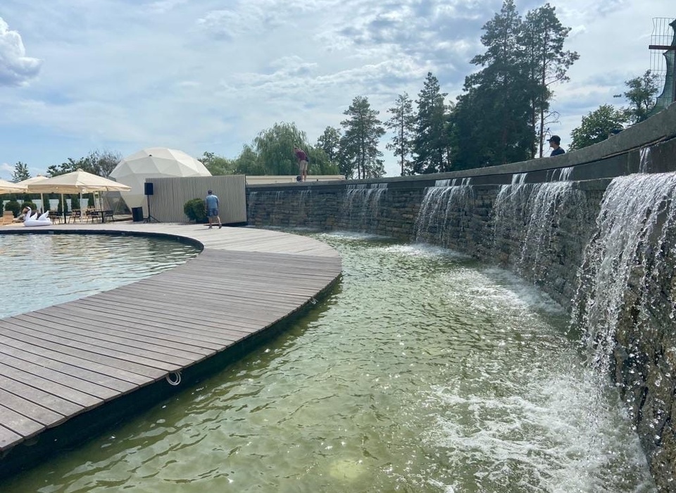 В Волгоградском Центральном парке культуры и отдыха появился водопад