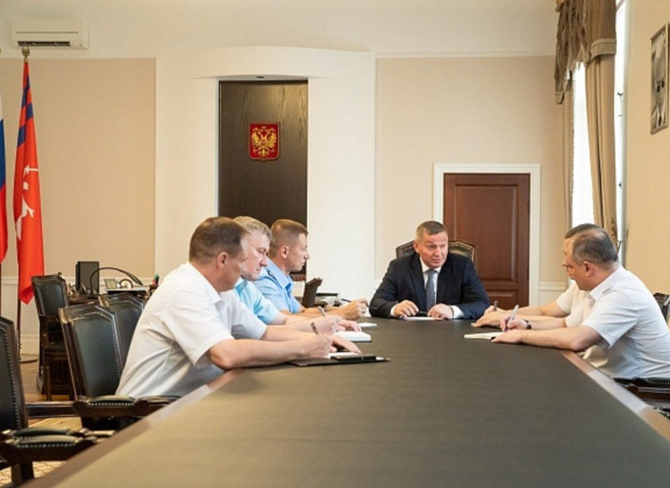 Губернатор Волгоградской области встретился с руководителями правоохранительных и силовых ведомств