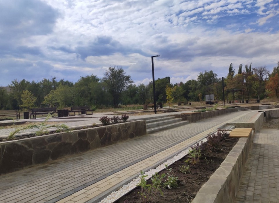 В Котово Волгоградской области завершается реконструкция парка