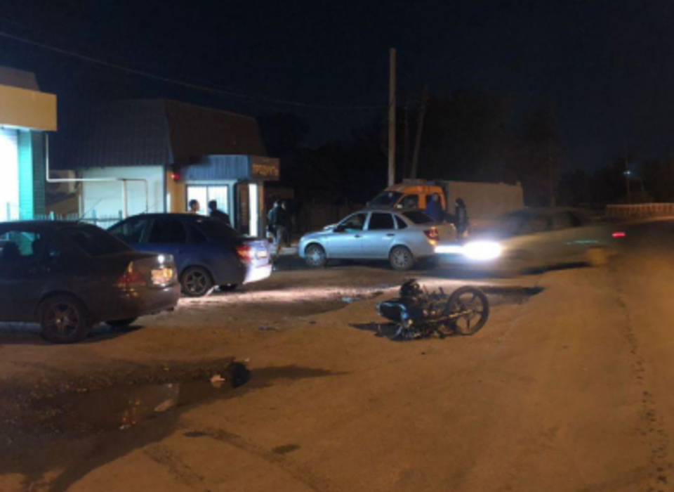 Под Волгоградом произошло ДТП с участием 14-летнего мотоциклиста